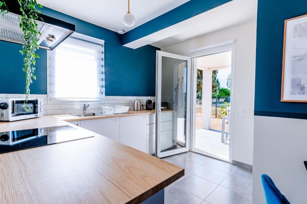 ☆ Blue Provencal Appartement ☆ Morieres-les-Avignon Екстериор снимка